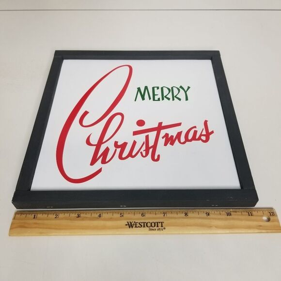 Merry Christmas Wood‎ Sign Rustic Christmas Holiday Decor Farmhouse Wood … - Picture 5 of 7